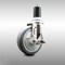 Service Caster 5 Inch 316SS Thermoplastic Rubber Swivel 1-1/2 Inch Expanding Stem Caster Brake SCC-SS316EX20S514-TPRB-TLB-112 - alternate 1